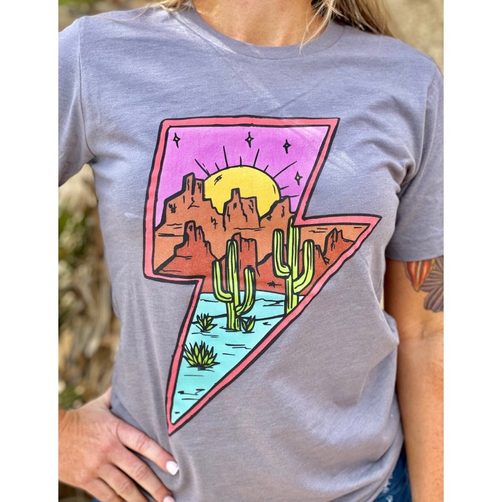 Rowdy Crowd Clothing Bisbee Bolt tee